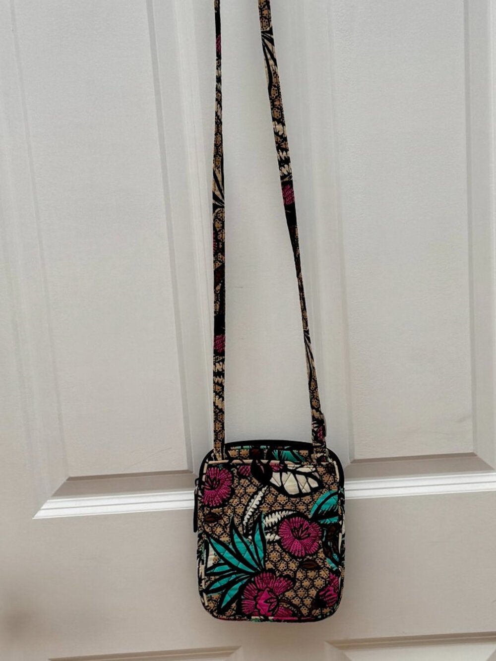 The Vera Bradley Canyon Road Mini Hipster crossbody bag in a floral pattern